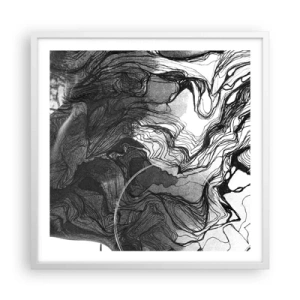 Poster in white frmae - Wrapped up in Dreams - 60x60 cm