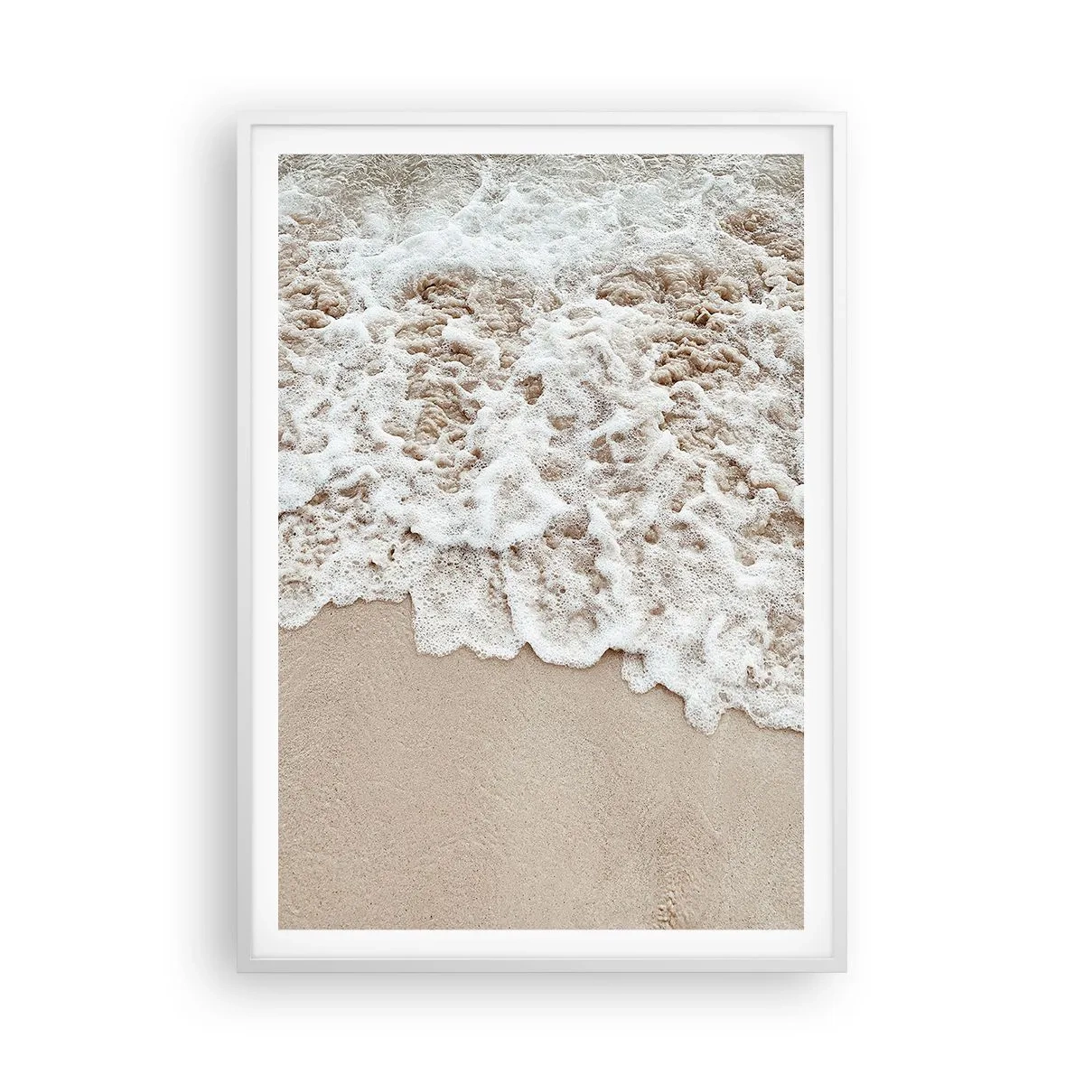 Poster in white frmae - Be Right Back - 70x100 cm