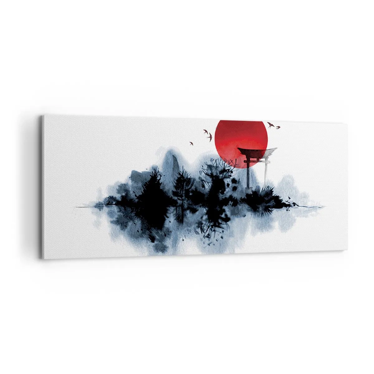 Canvas picture - Japanese View - 100x40 cm