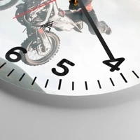 Clock face with numbers