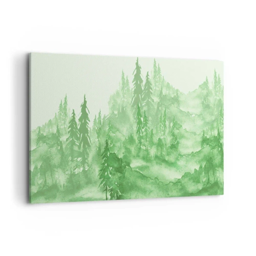 Canvas picture - Behind a Green Fog - 100x70 cm