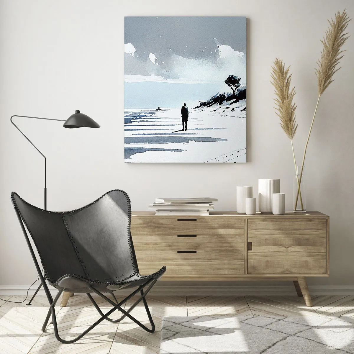 Glass picture - All Alone - 50x70 cm