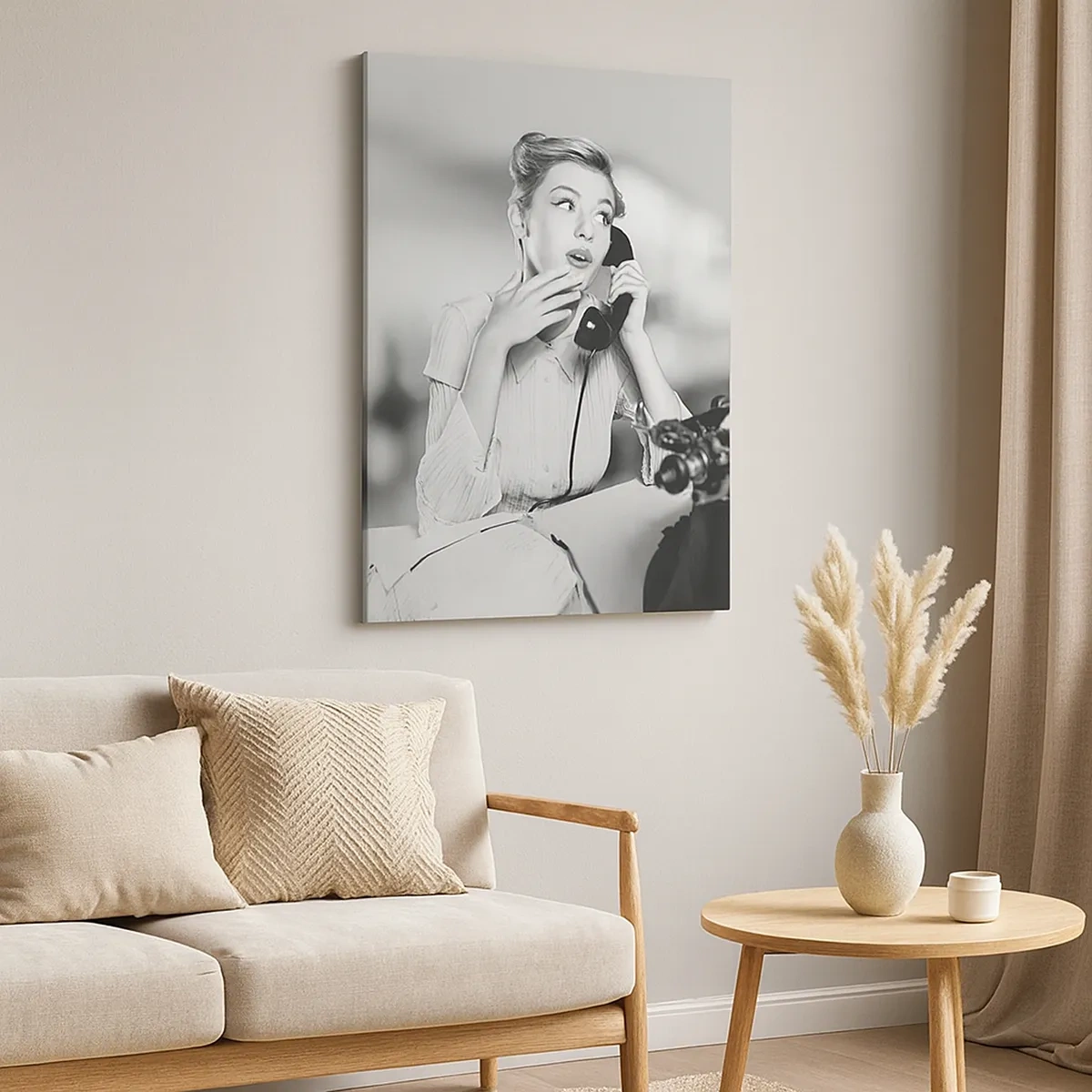 Canvas picture - Hello, Here Come the 50-ies - 50x70 cm