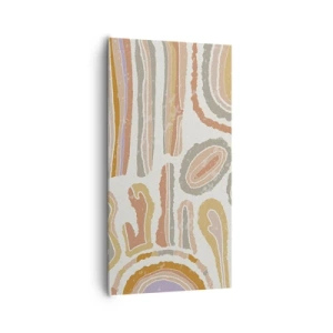Canvas picture - Colourful Cross-Sections - 65x120 cm