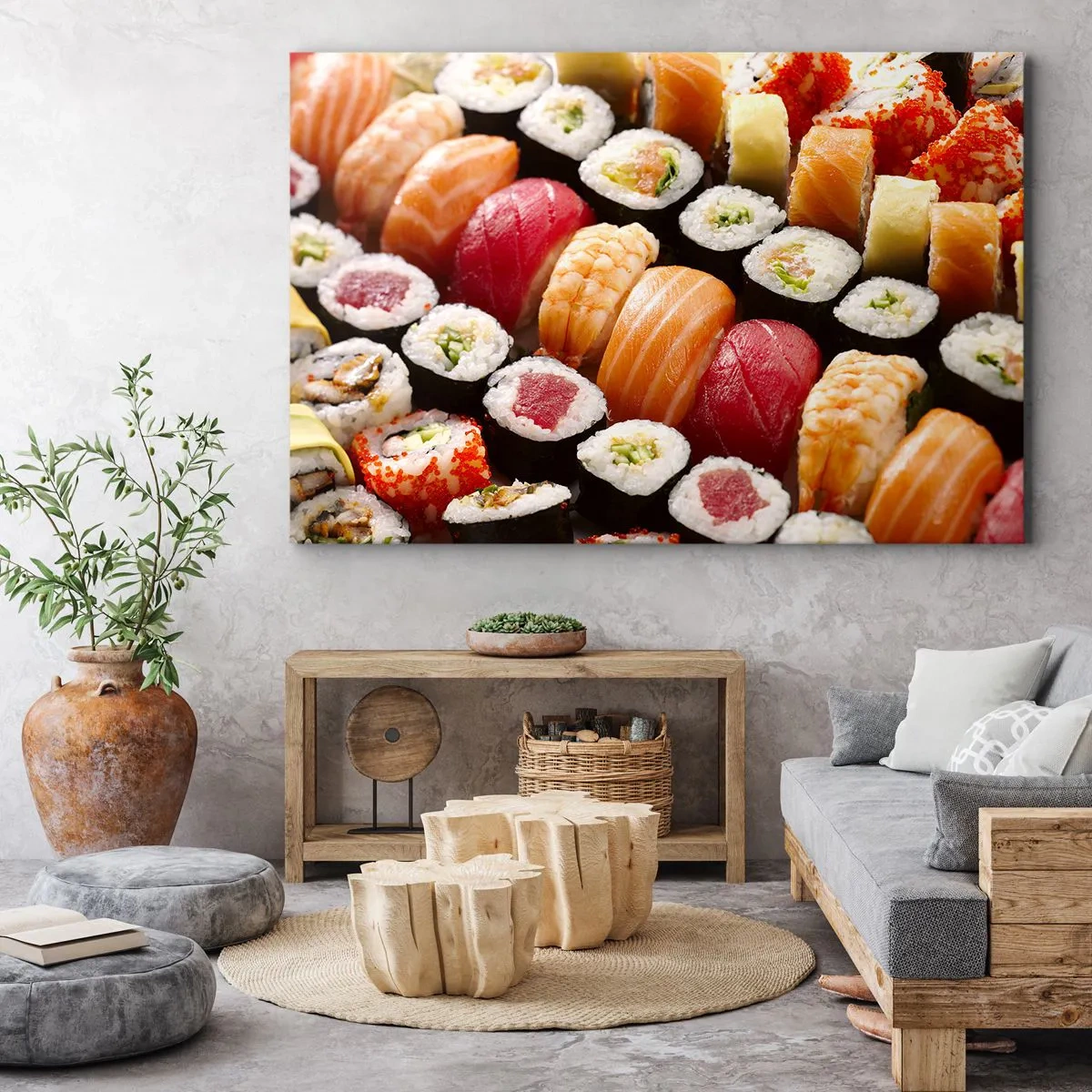 Canvas picture - Colours and Flavours of Asia - 120x80 cm
