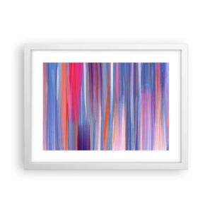 Poster in white frmae - Like a Rainbow - 40x30 cm