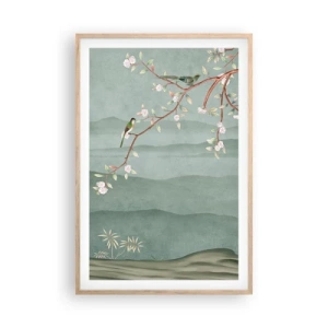 Poster in light oak frame - Spring, It Is You - 61x91 cm