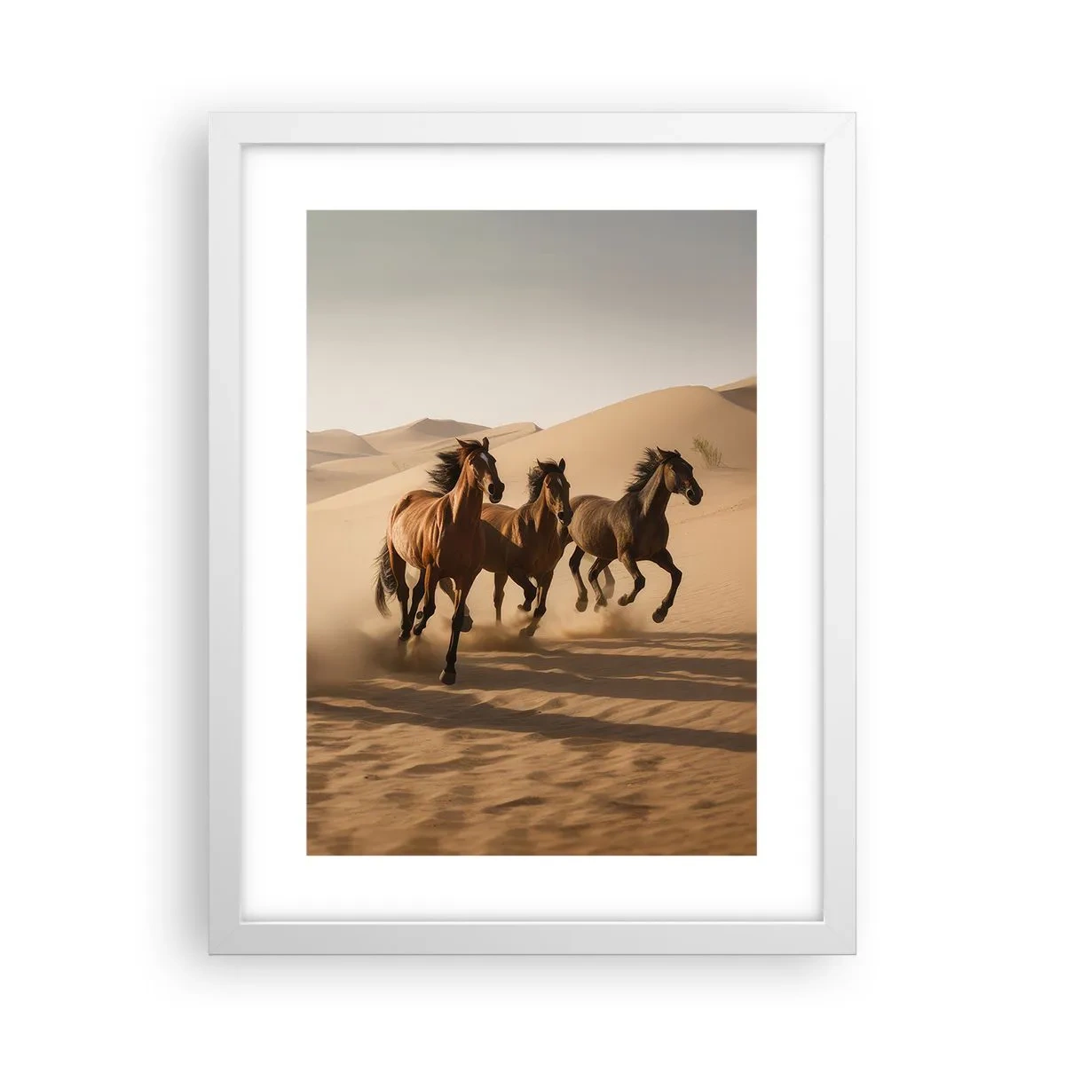 Poster in white frmae - Free as a Wind - 30x40 cm