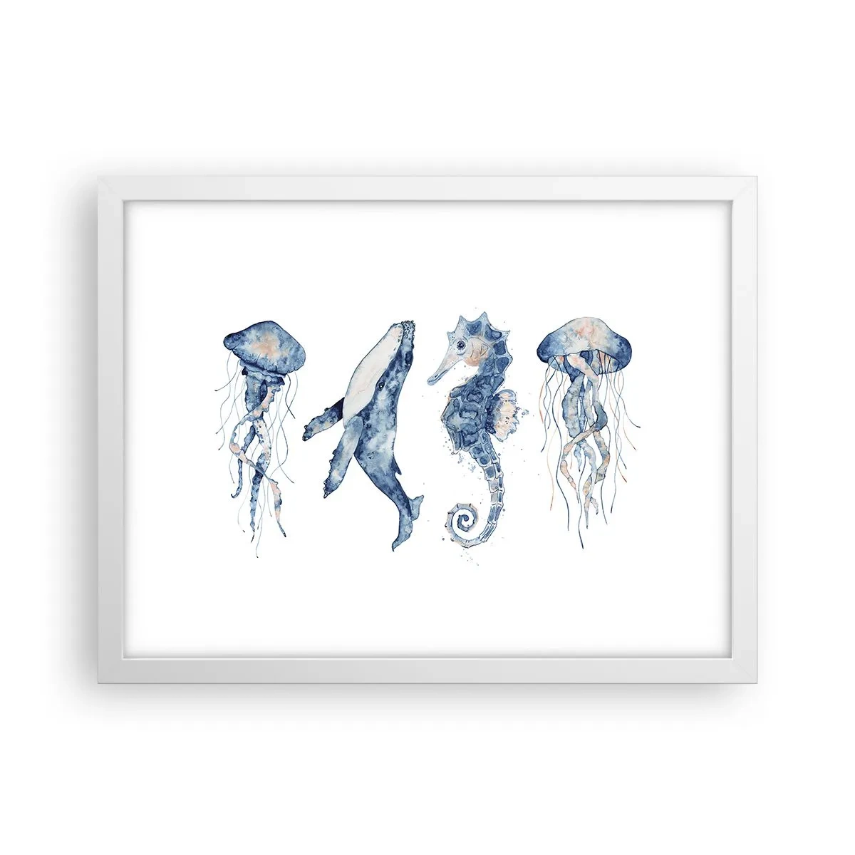 Poster in white frmae - Sea Quirks - 40x30 cm