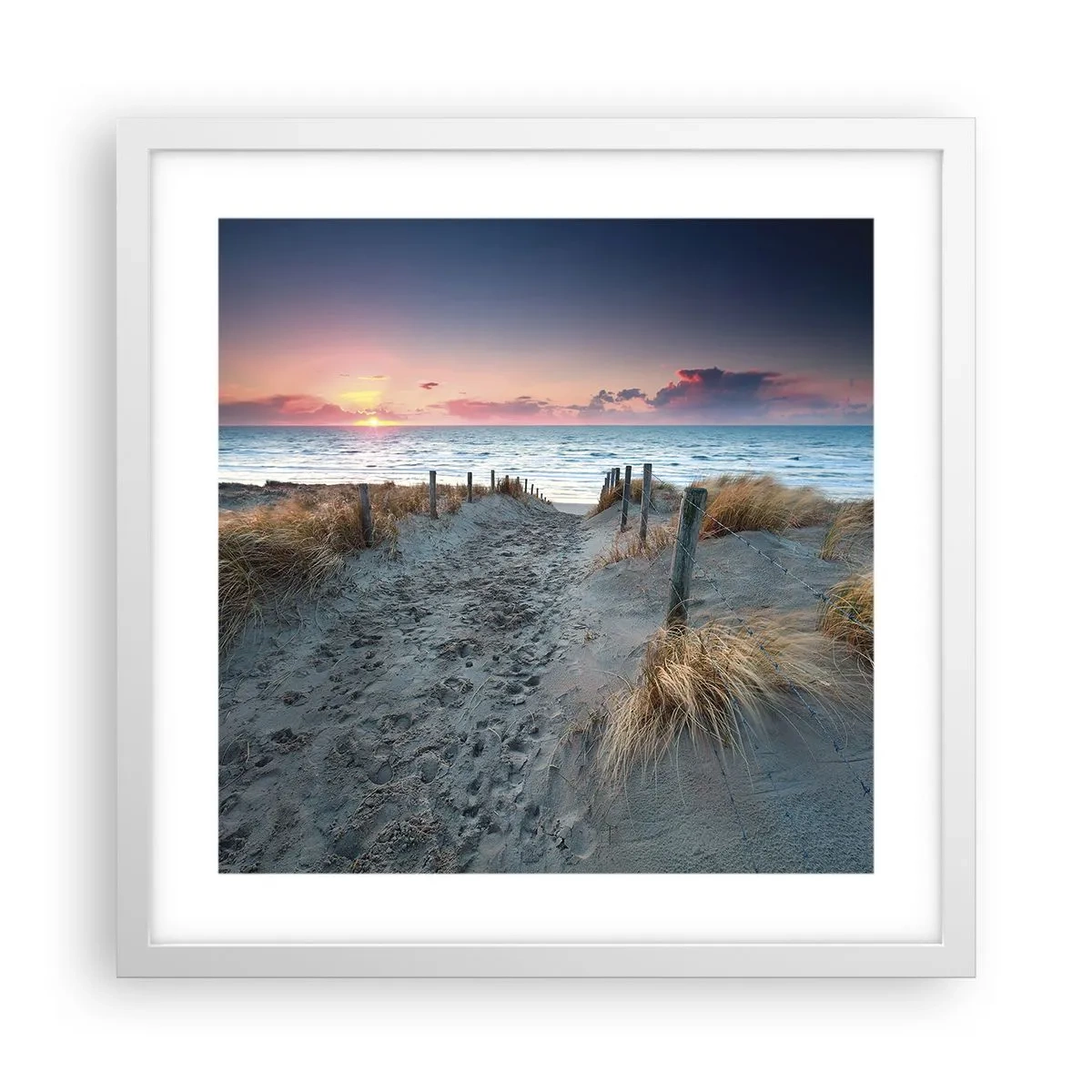 Poster in white frmae - You Have Spilled a Rainbow of Sparkles… - 40x40 cm