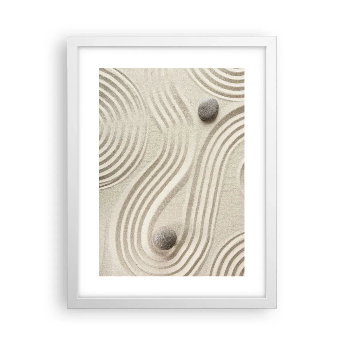 Poster in white frmae - Touch of Warmth - 30x40 cm