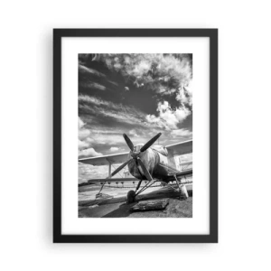 Poster in black frame - I Can't Wait! - 30x40 cm