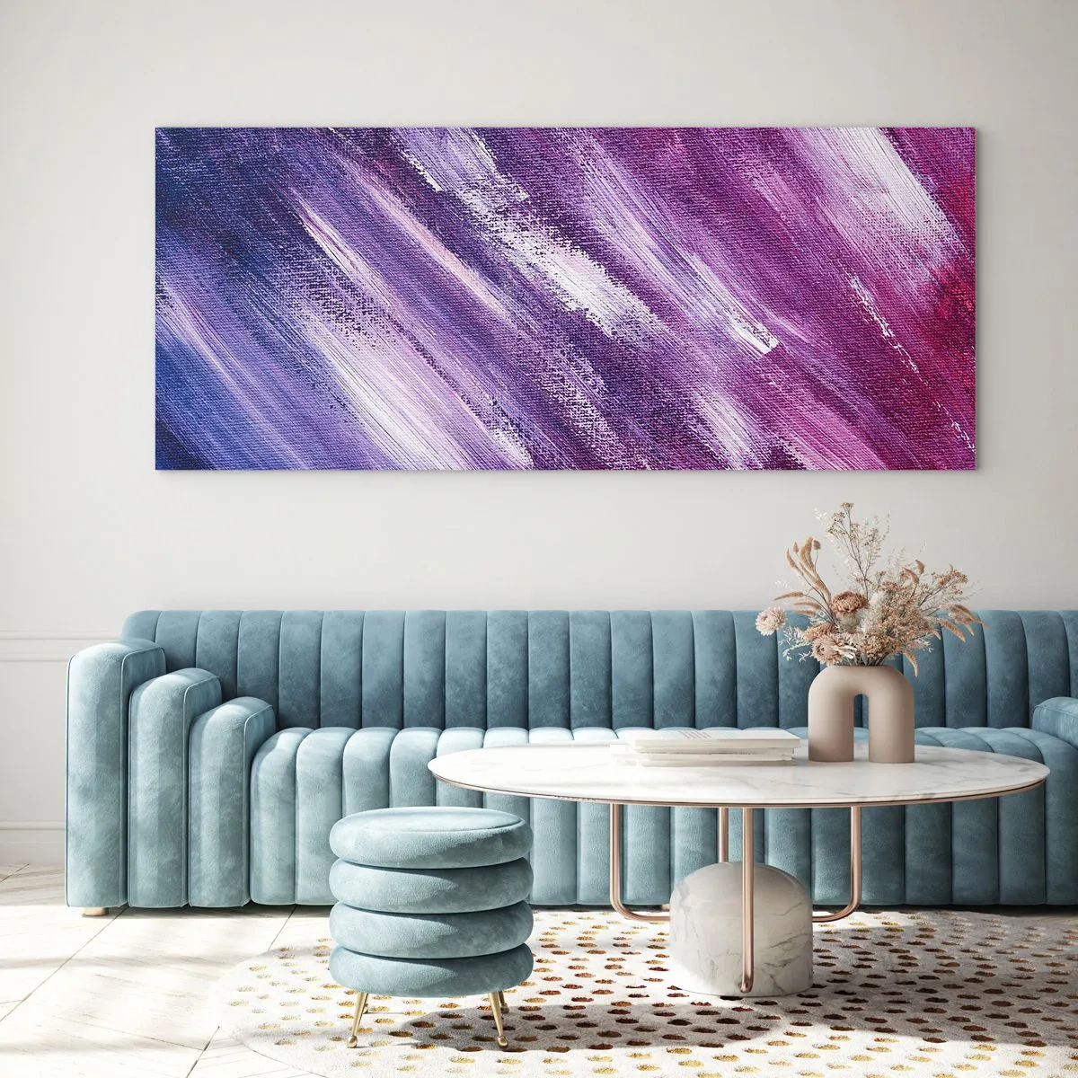 Glass picture - When a Sunny Wind Is Blowing - 100x40 cm