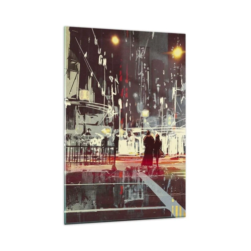 Glass picture - Big City Trip - 80x120 cm