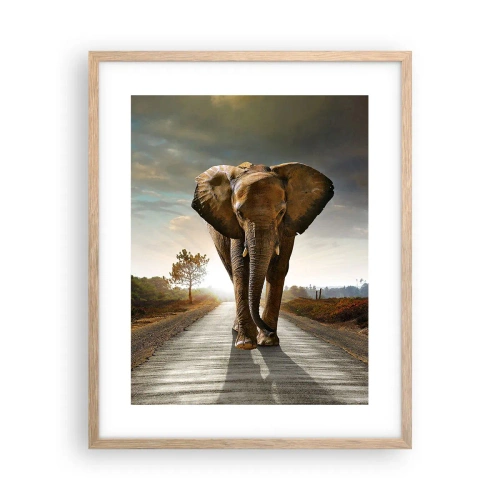 Poster in light oak frame - Not in a China Shop - 40x50 cm