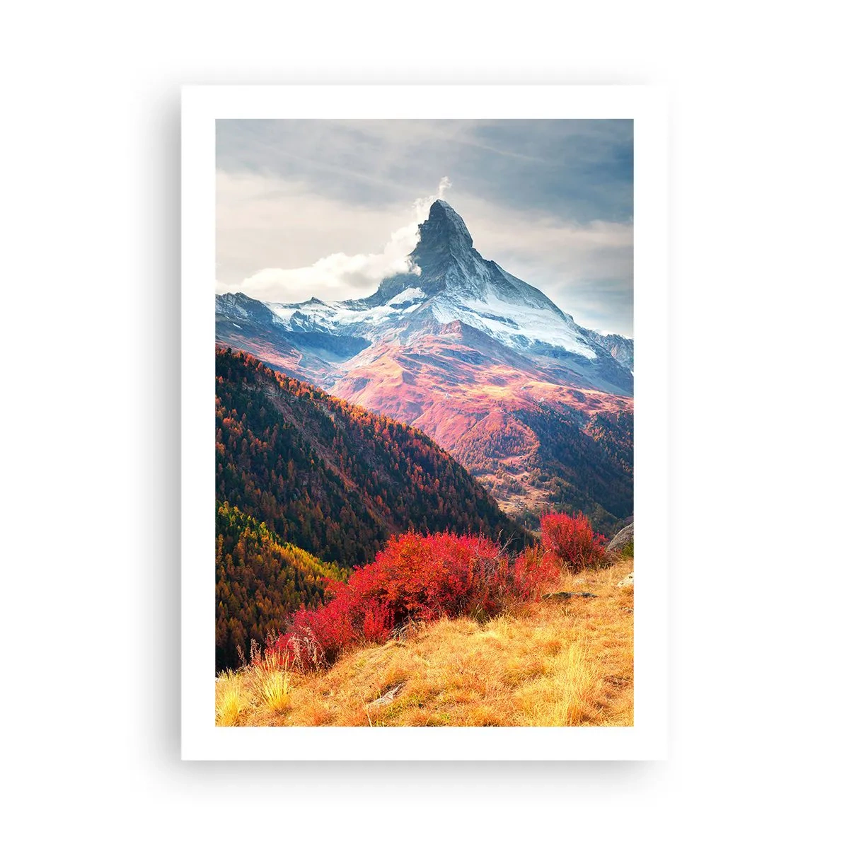 Poster - Alpine Autumn - 50x70 cm