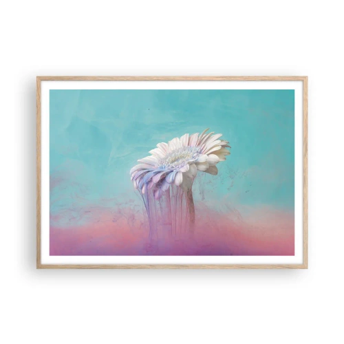 Poster in light oak frame - Afterlife of Flowers - 100x70 cm