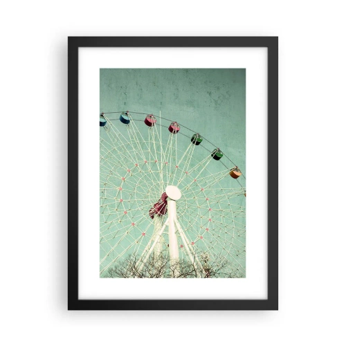 Poster in black frame - Come Have Fun - 30x40 cm