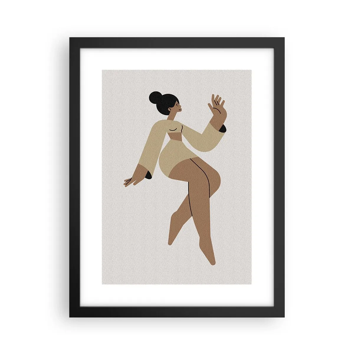 Poster in black frame - Shape of Grace - 30x40 cm