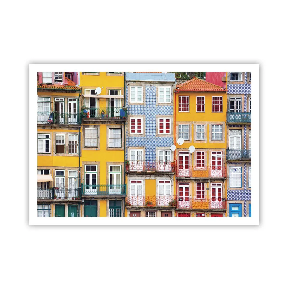 Poster - Colours of Old Town - 100x70 cm