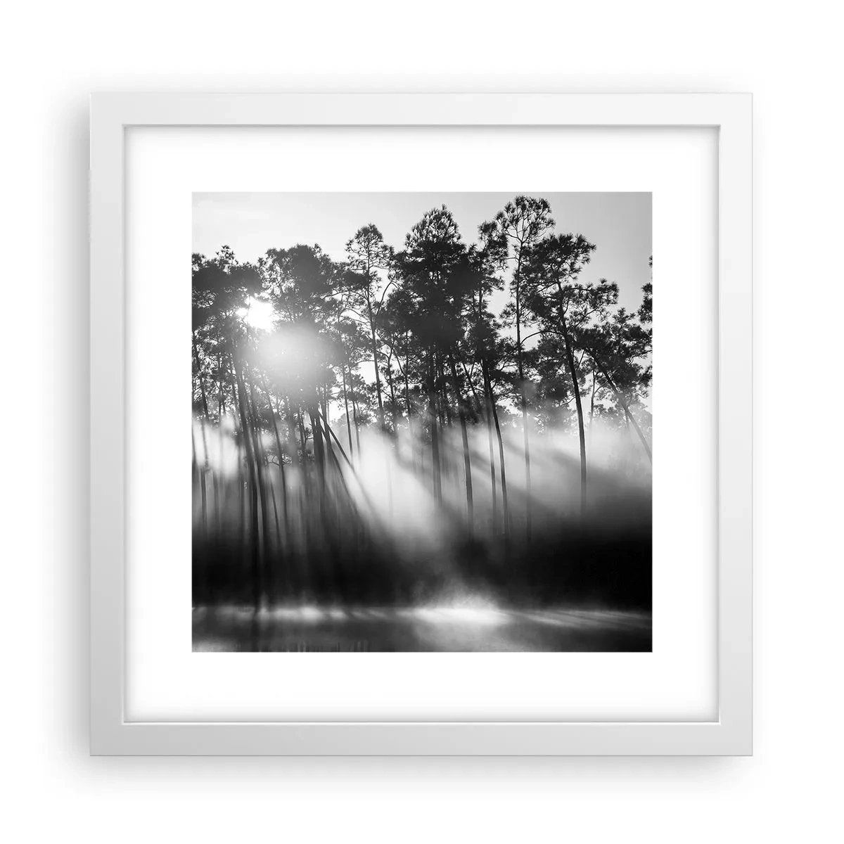 Poster in white frmae - Unstoppable Sun - 30x30 cm