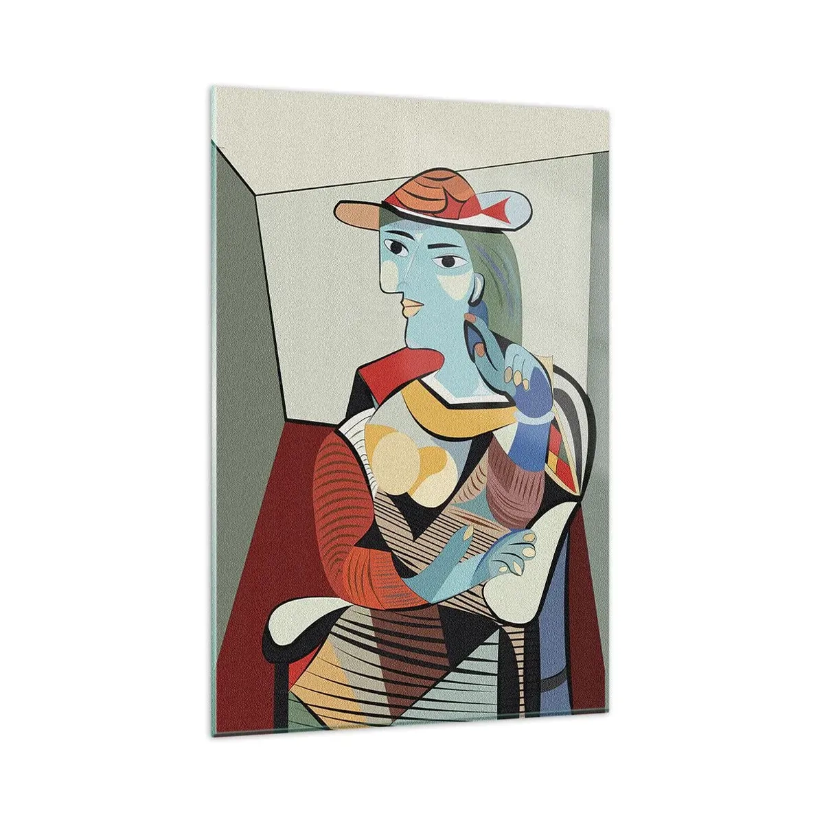 Glass picture - Through the Eyes of Picasso - 80x120 cm