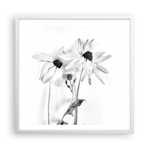 Poster in white frmae - No one Wants To Be Alone - 60x60 cm