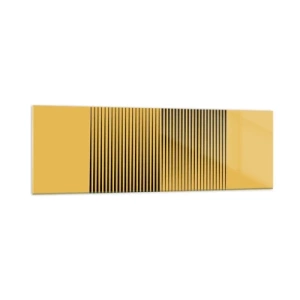 Glass picture - Square Opposites - 160x50 cm