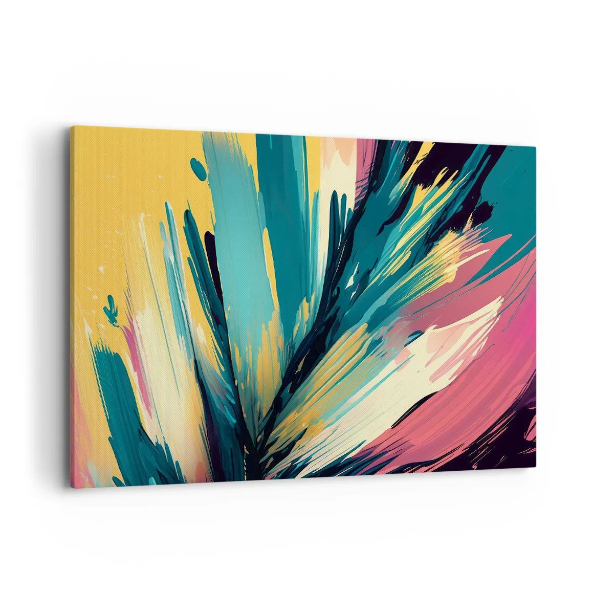 Canvas picture - Composition -Explosion of Joy - 100x70 cm