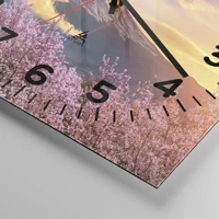 Clock face with numbers