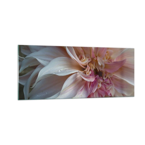 Glass picture - Blooming Freshness - 100x40 cm