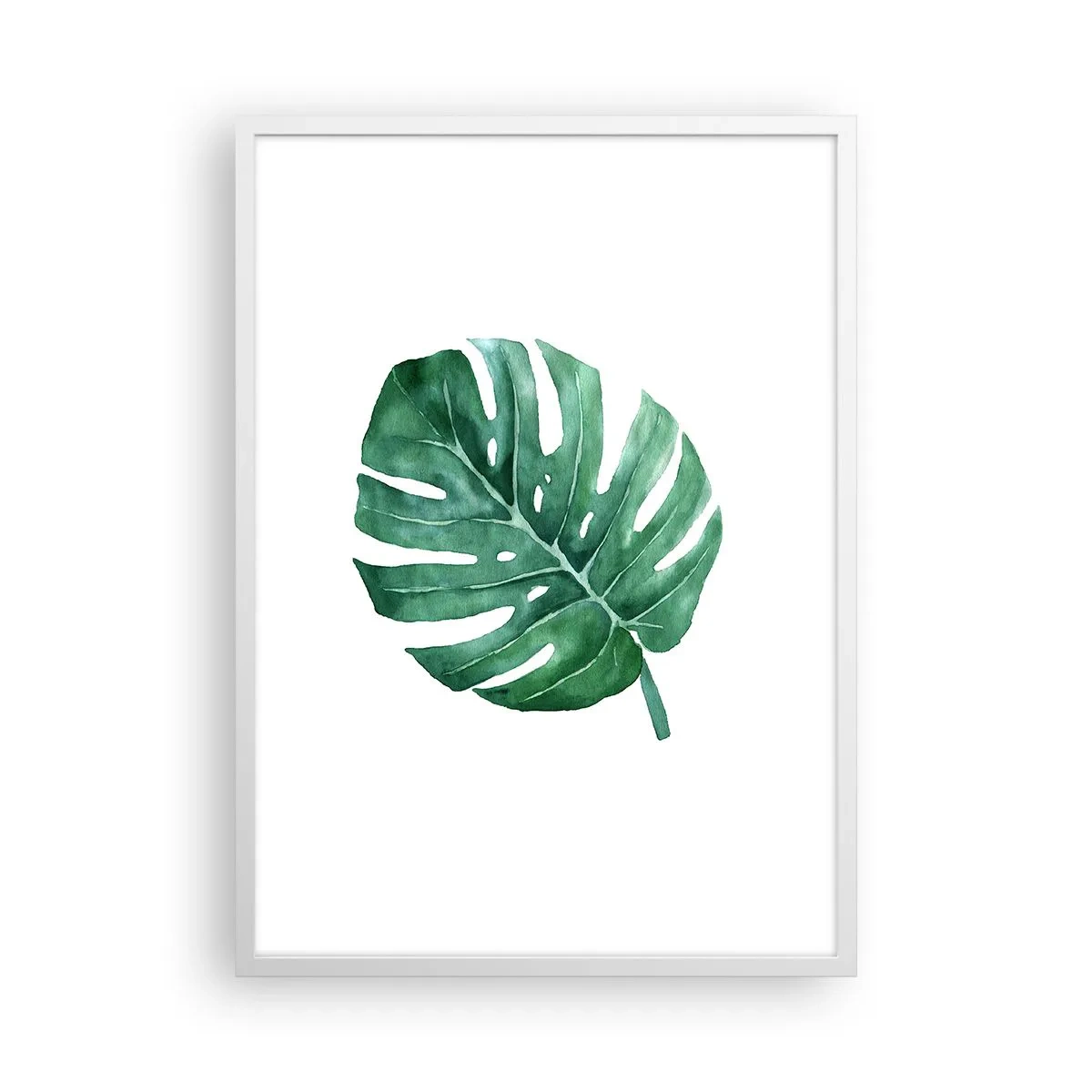 Poster in white frmae - Green Concept - 50x70 cm