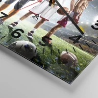 Clock face with numbers