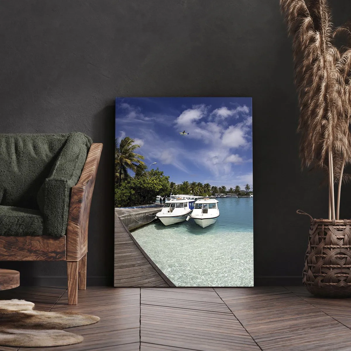 Canvas picture - So Paradise Exists - 45x80 cm