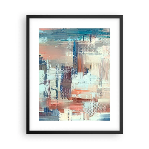Poster in black frame - Reaching Light - 40x50 cm