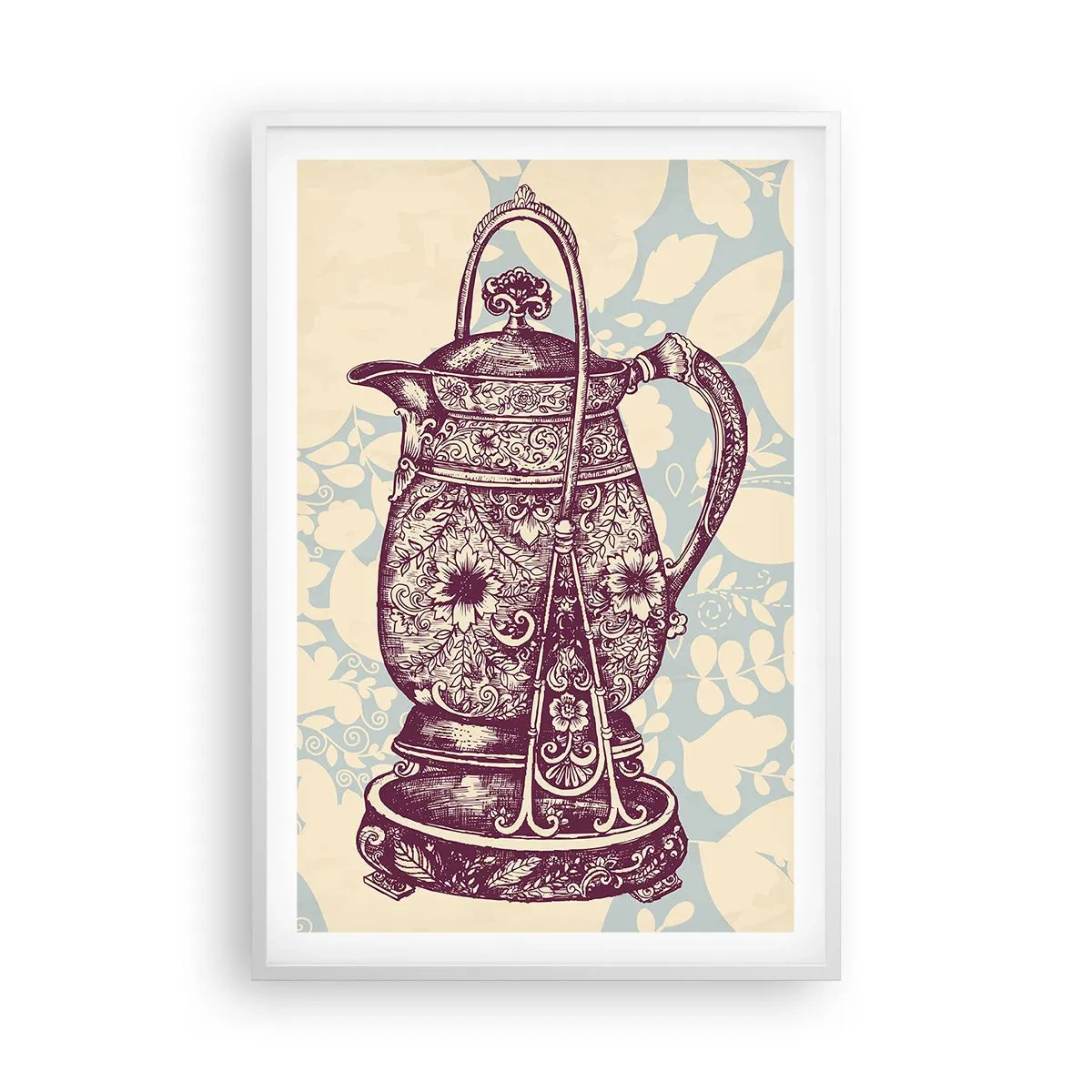 Poster in white frmae - Beauty of Ordinary Life - 61x91 cm