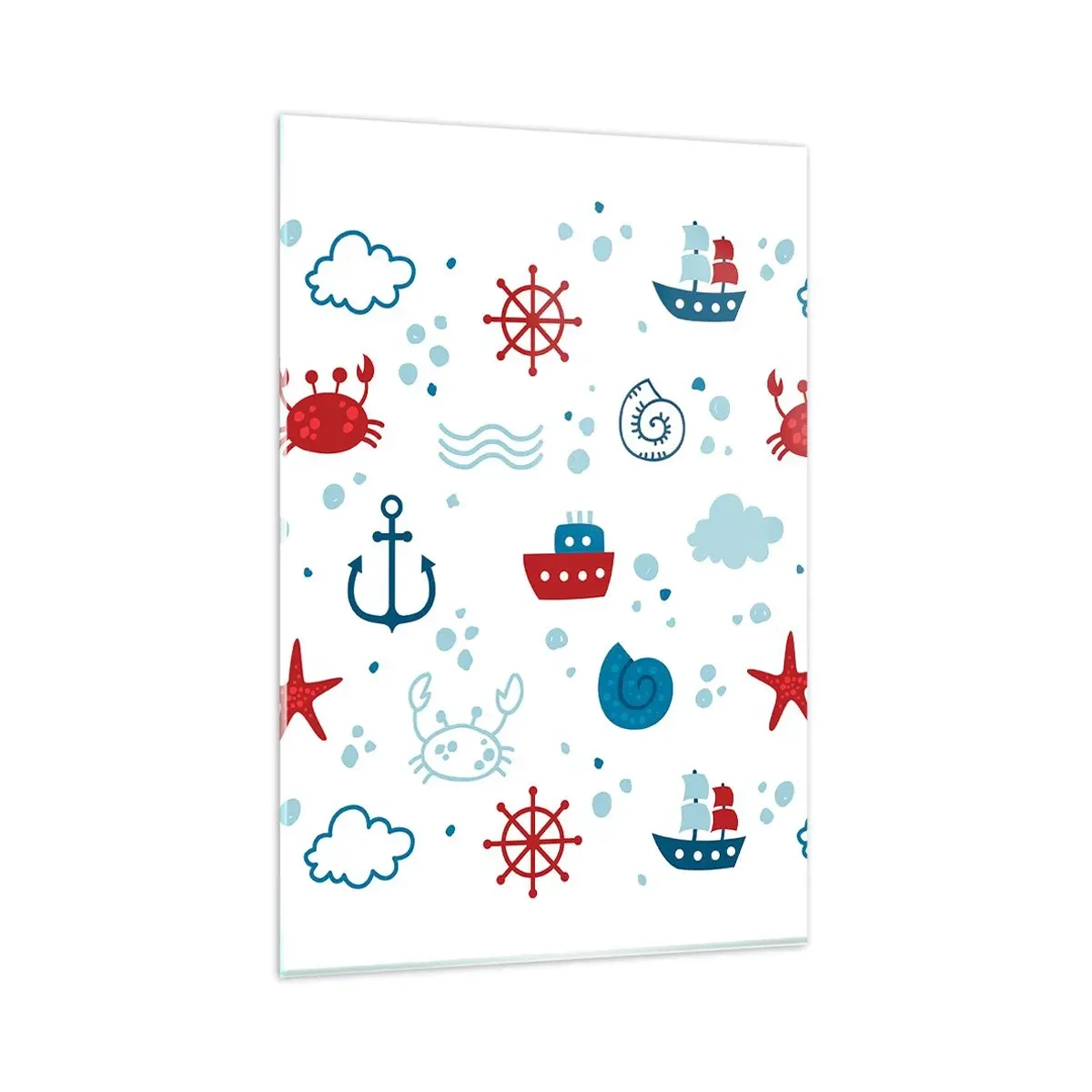 Glass picture - Sea Tale - 80x120 cm