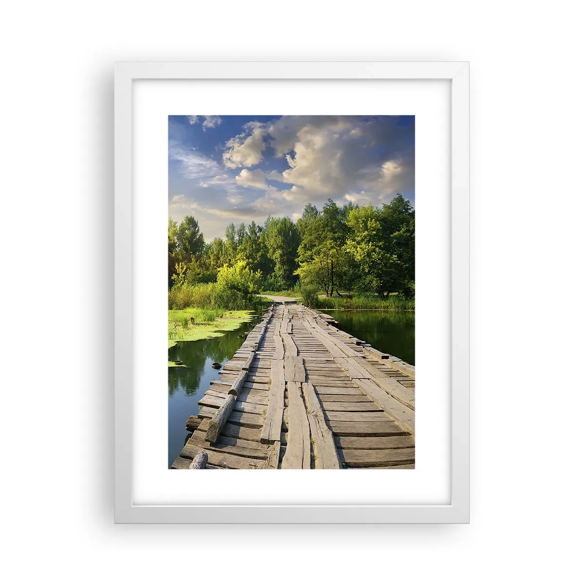 Poster in white frmae - Summer Everywhere - 30x40 cm
