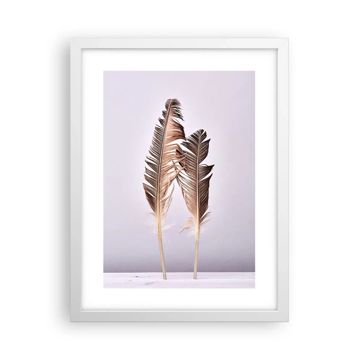 Poster in white frmae - Against Nothingness - 30x40 cm