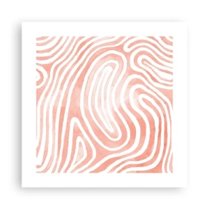 Poster - In a Coral Maze - 40x40 cm