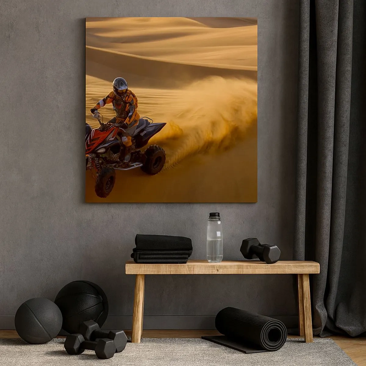 Canvas picture - On Sand Waves - 30x30 cm