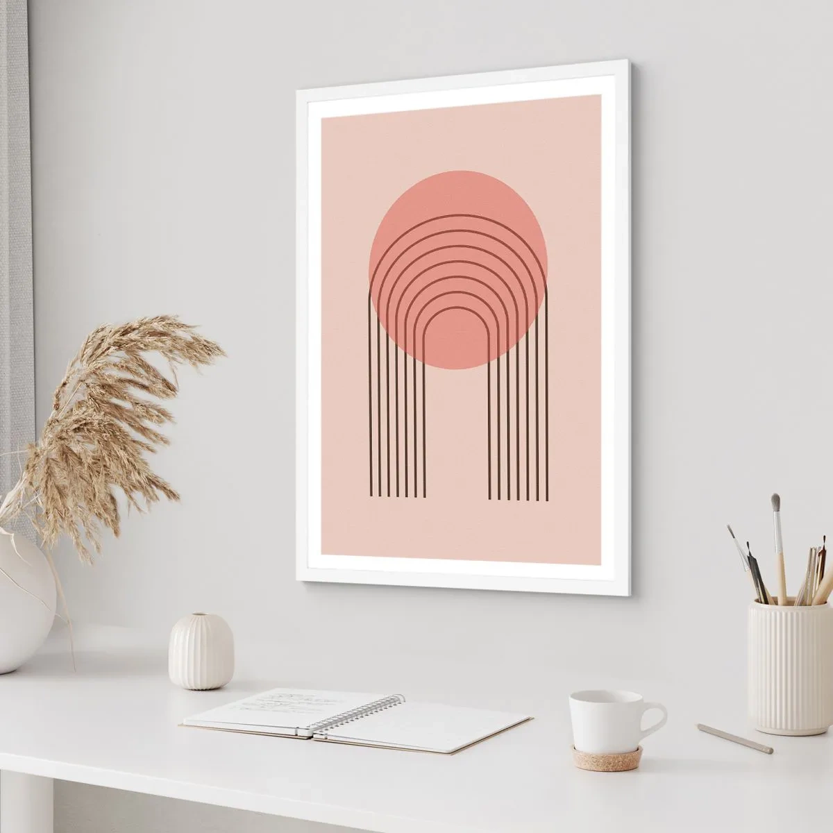 Poster in white frmae - Irresistible Attraction - 61x91 cm