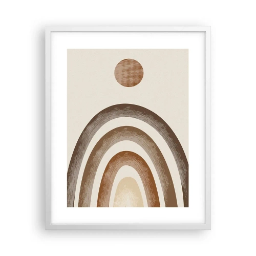 Poster in white frmae - In a Distant Galaxy - 40x50 cm