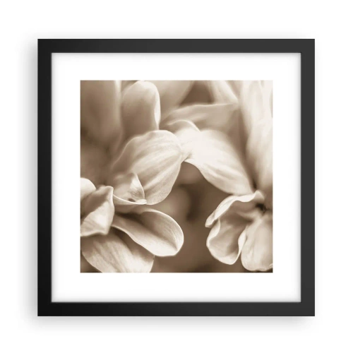 Poster in black frame - Soft as a Smile - 30x30 cm
