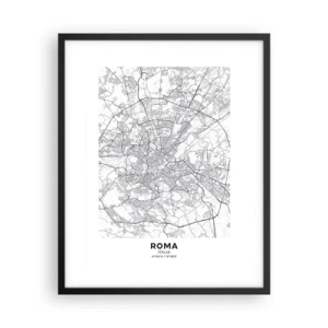 Poster in black frame - Roman Circle - 40x50 cm
