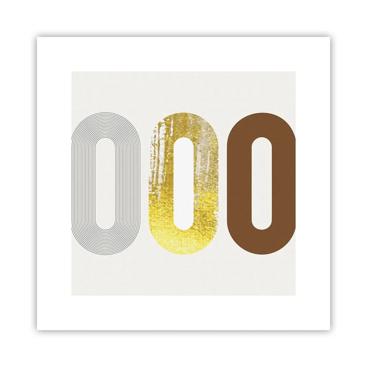 Poster - Ooo! - 30x30 cm