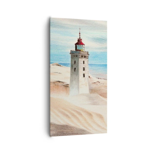 Canvas picture - Always Staring at the Sea - 65x120 cm