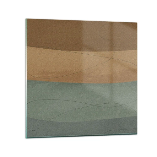 Glass picture - Horizontal Compostion - 60x60 cm