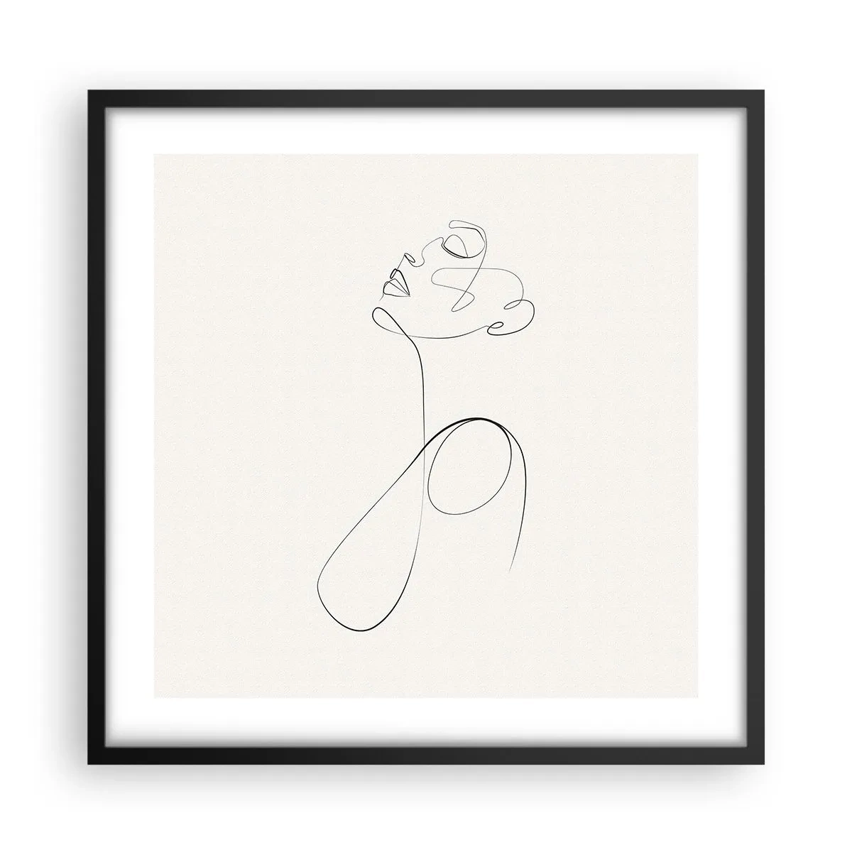 Poster in black frame - Entangled in Dreams - 50x50 cm