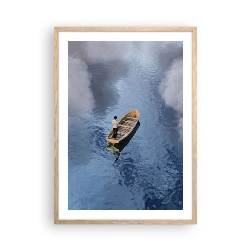 Poster in light oak frame - Life - Travel - Unknown - 50x70 cm